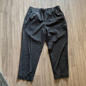 Everlane black trouser pants.